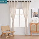 Rideau moderne à rayures style européen salon chambre