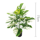 plantes artificielles grandes feuilles décoratives pour intérieur et bureau