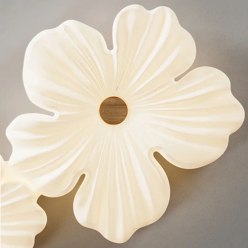 plafonnier moderne à leds en forme de fleur pour décoration intérieure - vue 5 sur 12
