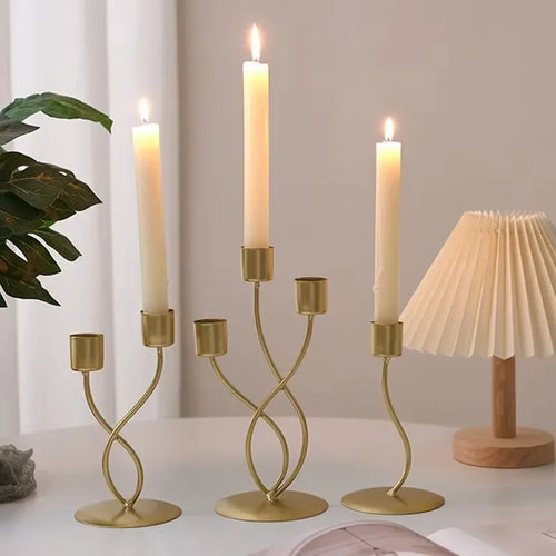 bougeoir nordique artisanal pour événements et décoration festive - vue 2 sur 20