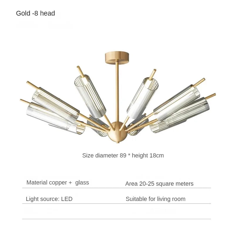 Minimalist copper pendant light for modern decor - vue 11 sur 12