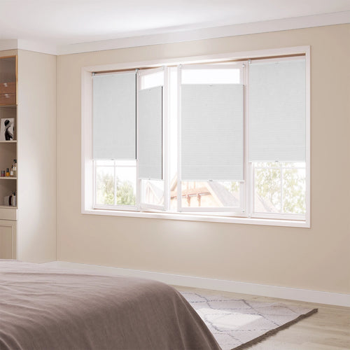 Store enrouleur plissé alvéolé occultant thermique pour fenêtres