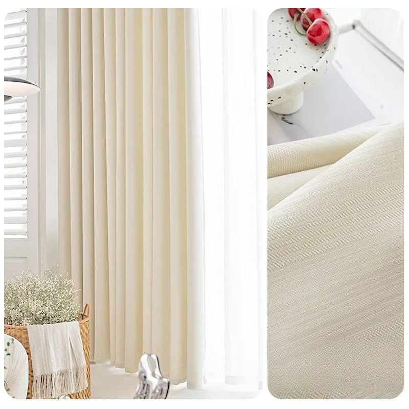 Rideau occultant moderne style ins pour salon chambre - vue 9 sur 13