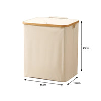 panier à linge pliable avec couvercle en tissu oxford