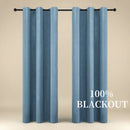 Rideau occultant faux lin sur mesure isolant thermique