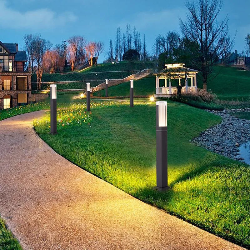 lampe extérieure étanche en aluminium pour jardin et paysage - vue 8 sur 7