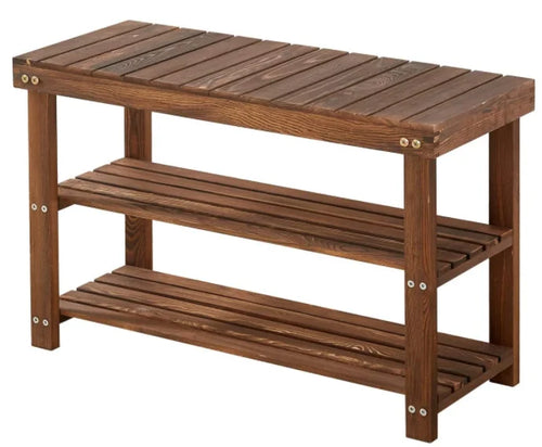 Shoe Storage Bench With Gray Cushion, White Shoe Rack Bench With 2 Storage Rack And Cubby And Drawer, Shoe Cabinet Bench Seat Fo - vue 8 sur 7