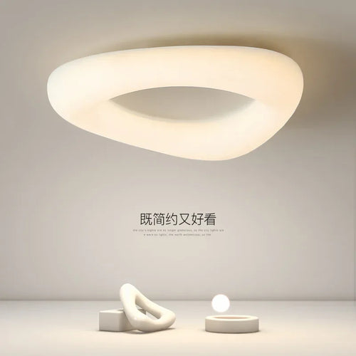 Modern acrylic ceiling light with minimalist nordic design - vue 2 sur 8