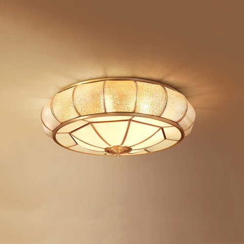 plafonnier en cuivre style européen éclairage créatif pour divers espaces