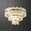 Natural marble and copper minimalist designer pendant light