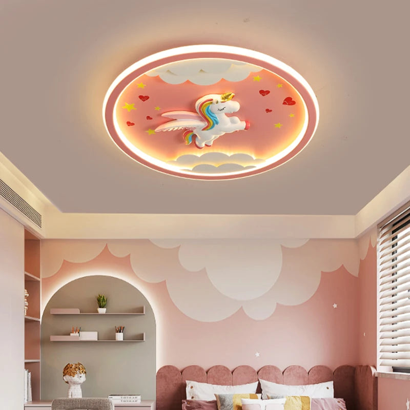 plafonnier led créatif pour chambre d'enfant décorative - vue 7 sur 8