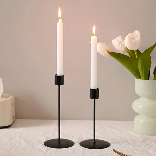 bougeoir nordique simple pour décoration de fête - vue 3 sur 10