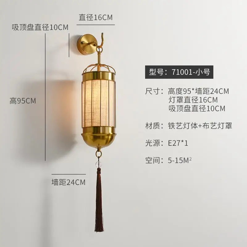 applique murale de luxe en lin pour éclairage intérieur élégant - vue 8 sur 8
