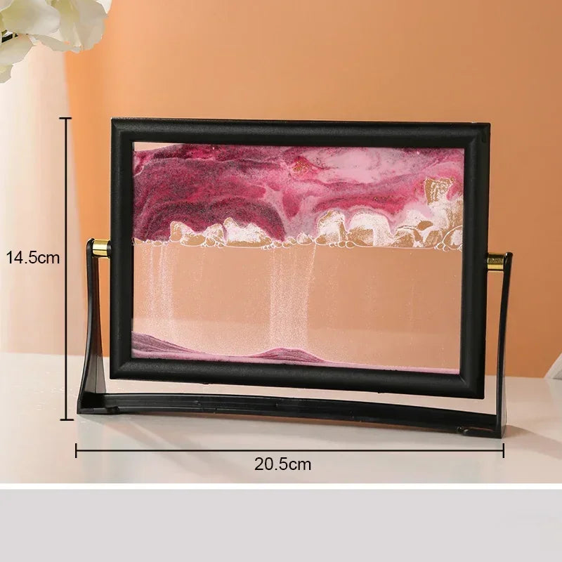peinture artistique en mouvement sur sable créatif décoratif