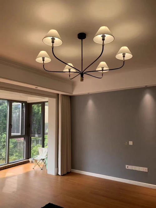 Elegant branch-shaped pendant light for minimalist decoration - vue 3 sur 8