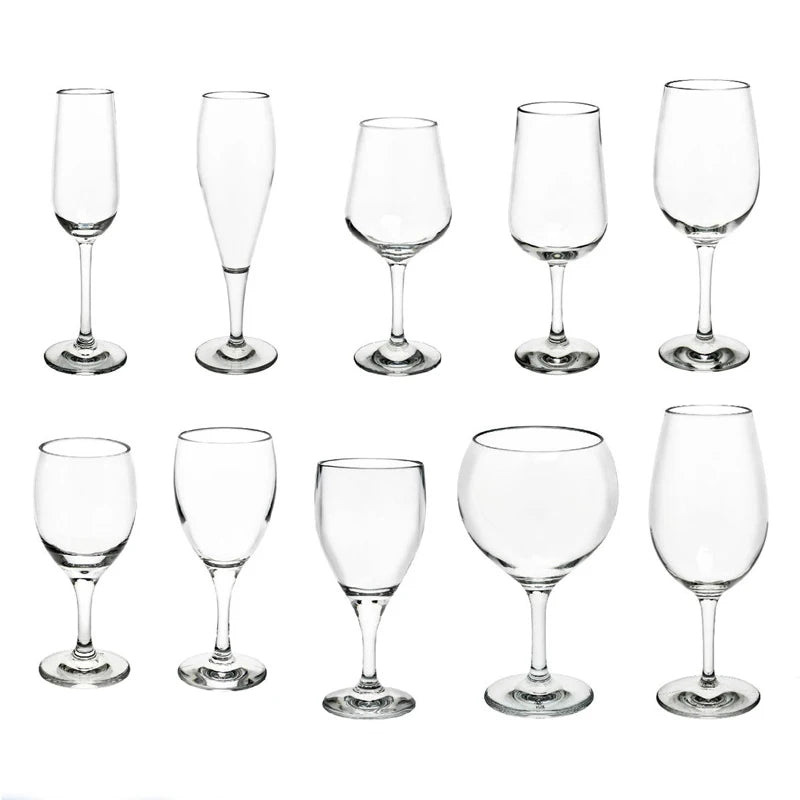 Verres à vin sans pied incassables élégants réutilisables - vue 2 sur 7