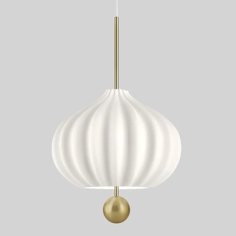 suspension moderne en verre avec fil réglable en métal - vue 5 sur 8