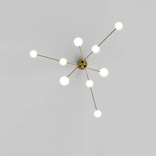 lustre led moderne youlaike en verre pour salon cuisine