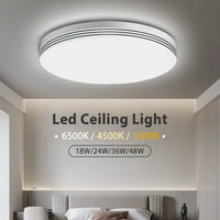 plafonnier rond ultra-mince led moderne pour éclairage intérieur