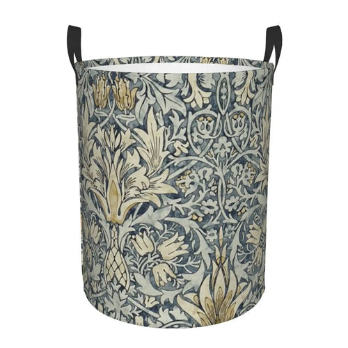 panier à linge floral personnalisé pour rangement et organisation