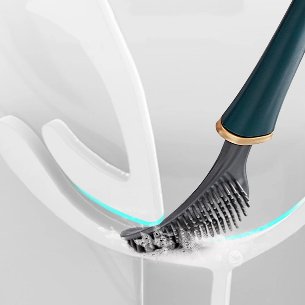 brosses modernes en silicone avec support pour nettoyage hygiénique - vue 6 sur 9