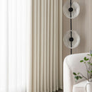 Rideau leger semi occultant style moderne minimaliste sur mesure