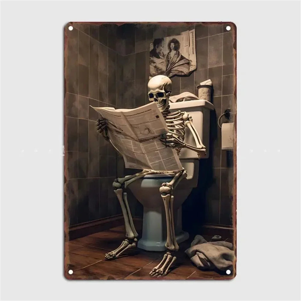 plaque en métal rétro pour décoration murale amusante - vue 12 sur 38