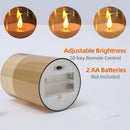 bougies LED décoratives avec télécommande et minuterie pour événements festifs