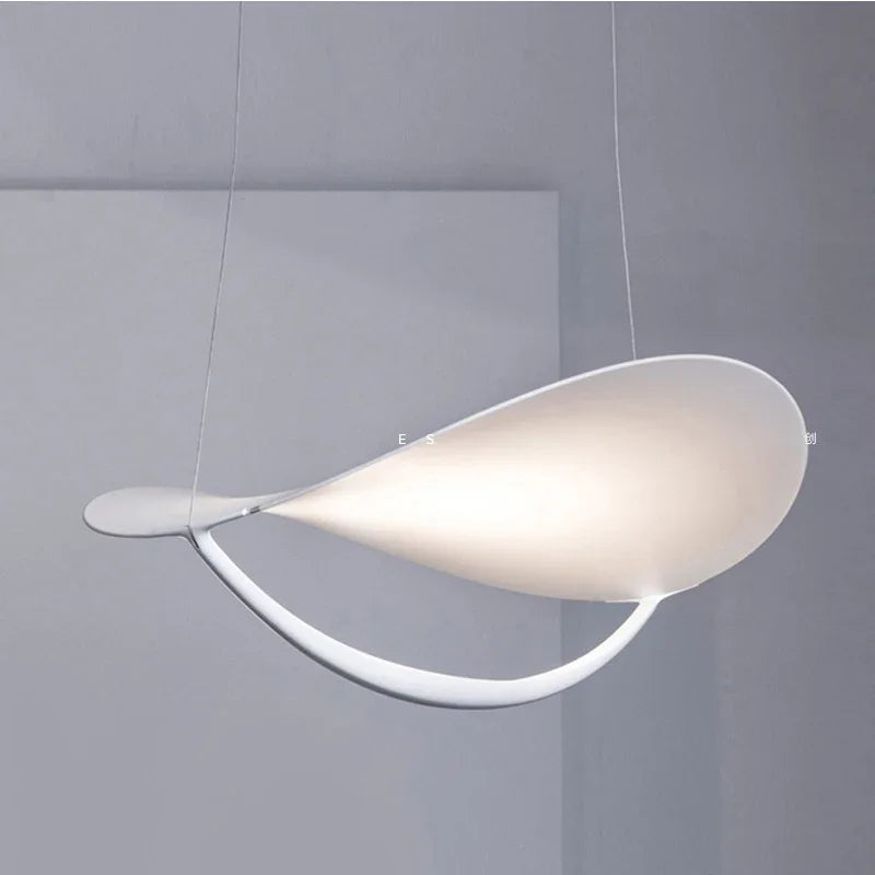 Lustre led en métal design italien moderne décorative - vue 5 sur 8