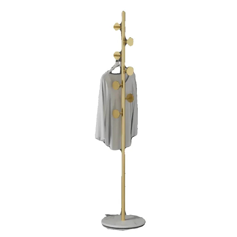 Multifunctional Floor Coat Rack, Hat Hanger, Tree Style, Freestanding Handbag Organizer, Luxury Storage Stand, 7 Hooks - vue 6 sur 28
