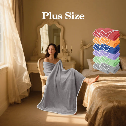 Serviette de bain polaire corail sechage rapide plage