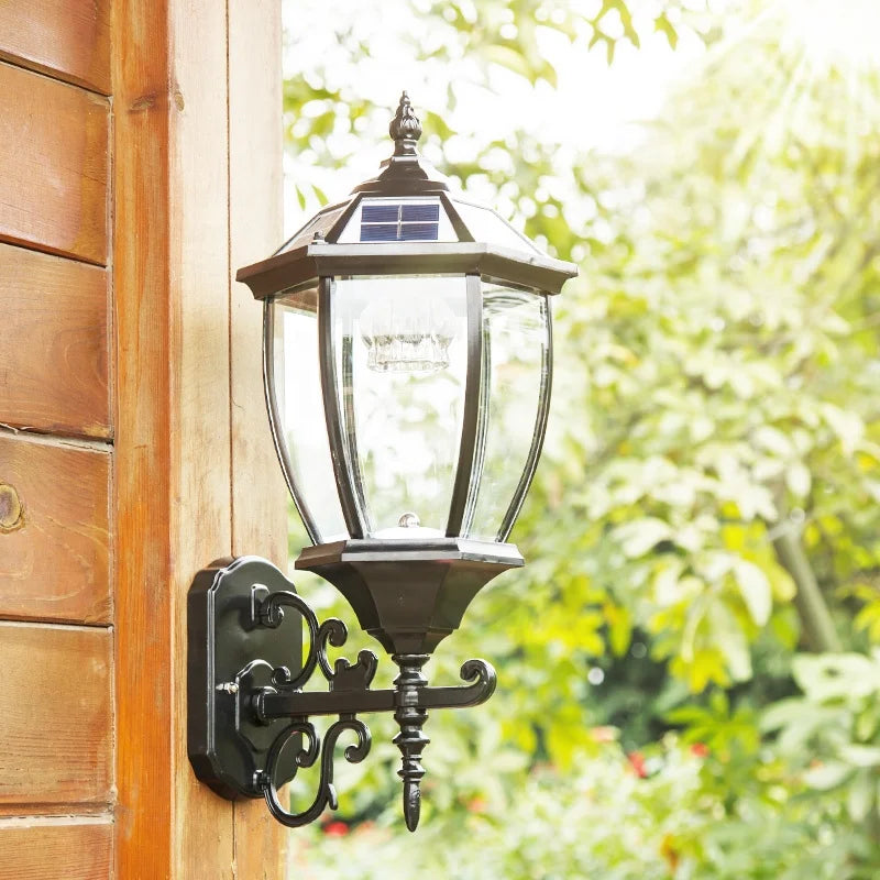lampe solaire extérieure pour éclairage de jardin et allée - vue 5 sur 14