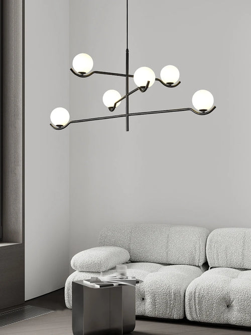 Minimalist postmodern pendant light for elegant and contemporary interiors - vue 2 sur 12