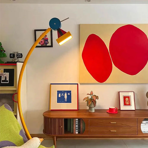 Nordique Memphis lampadaires moderne bohème fer Art Luminaires pour salon chambre Restaurant canapé décoratif coin lumières - vue 2 sur 11