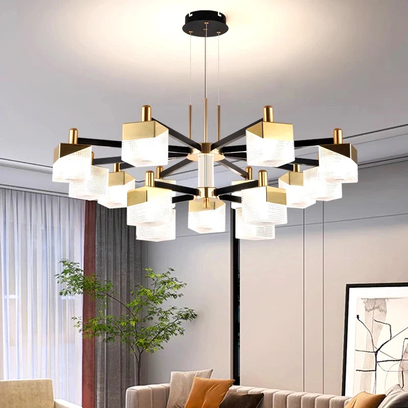 lustres modernes led suspendus pour éclairage intérieur - vue 5 sur 13