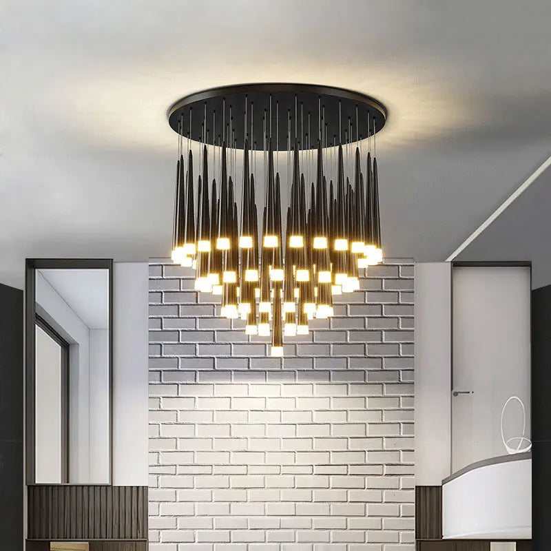 lustre suspendu moderne à LED pour intérieur contemporain - vue 3 sur 14