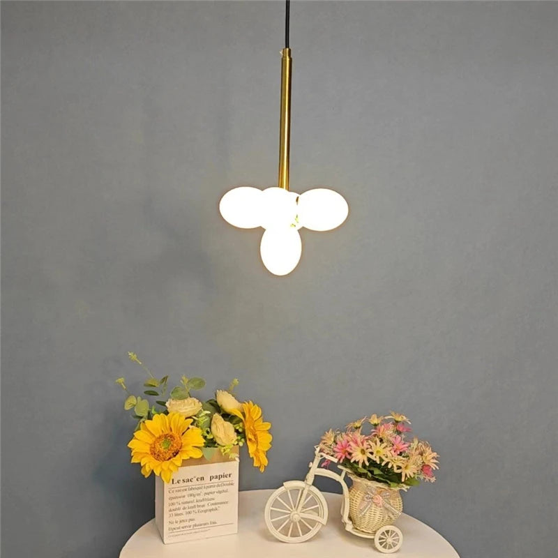 lustre minimaliste en verre design moderne pour intérieur élégant - vue 5 sur 9