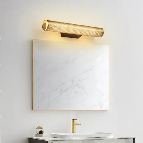 Applique murale LED en laiton et fer