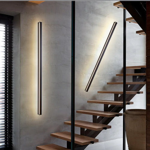 Minimalist LED wall light for modern Nordic interior decor - vue 3 sur 11