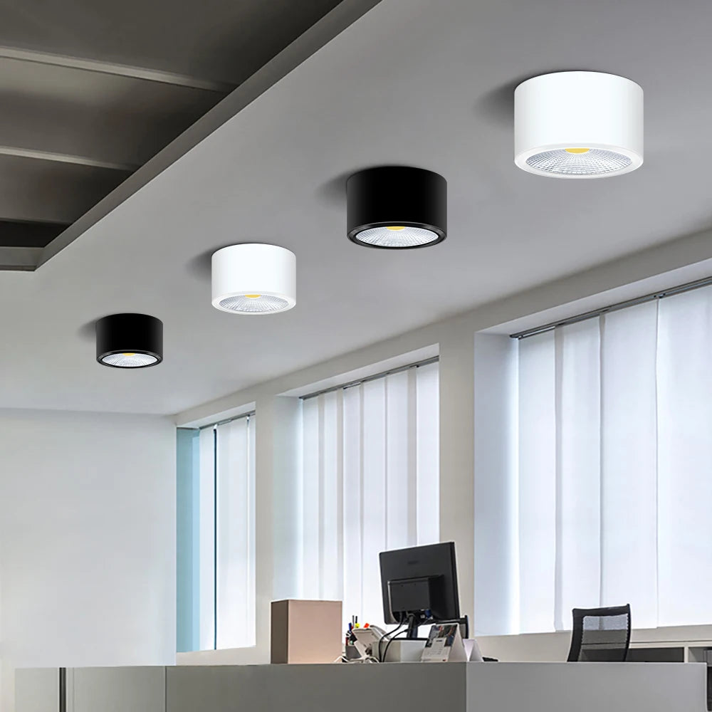 spot led dimmable pour décoration intérieure monté en surface - vue 4 sur 5