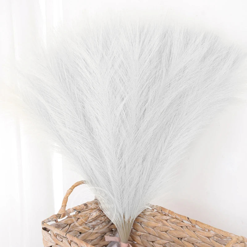 lot de bouquets dherbe de pampa artificielle pour décoration intérieure - vue 7 sur 15