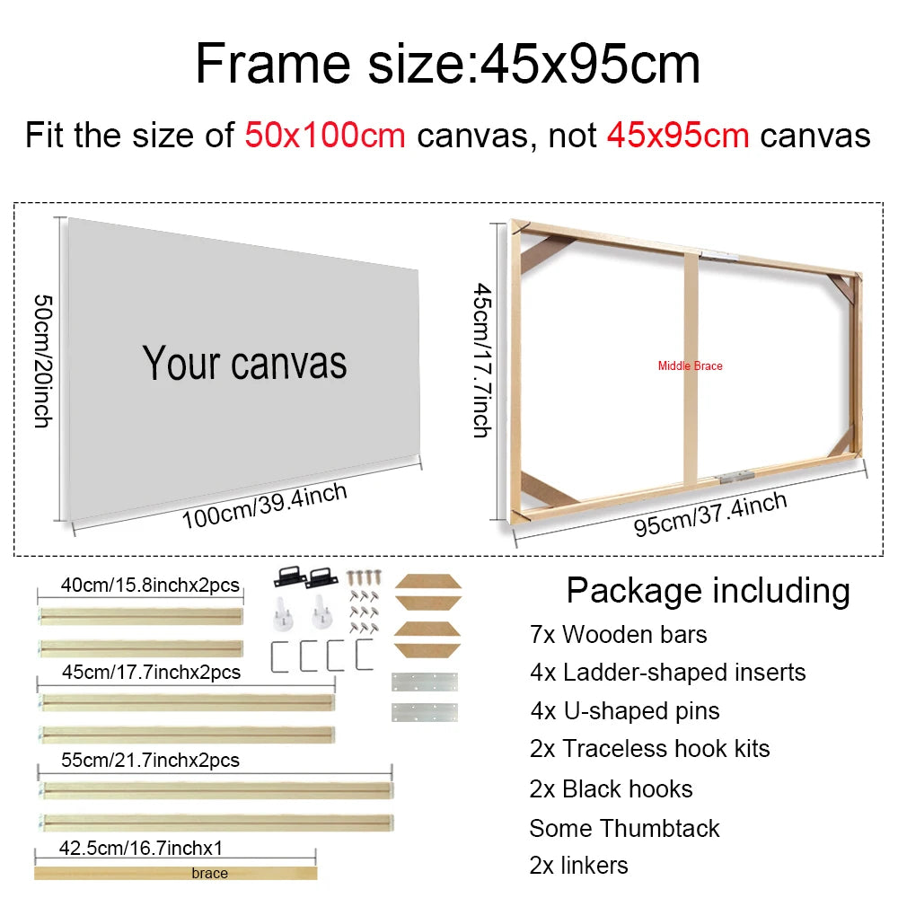 cadre mural en bois pour toiles et peintures décoratives - vue 23 sur 30