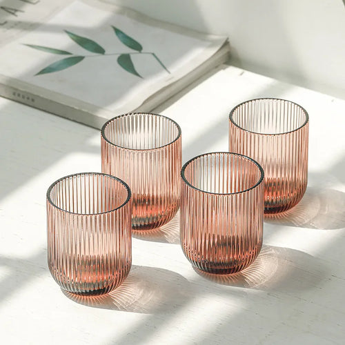 Tasses en verre créatives style moderne boissons maison