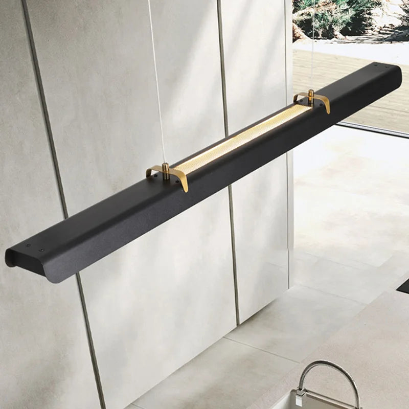 lampe led suspendue décorative avec cordon métallique gradation variable - vue 5 sur 8