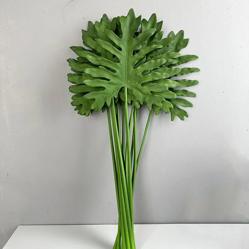 Set of 2 realistic touch artificial plants for indoor decoration - vue 6 sur 6