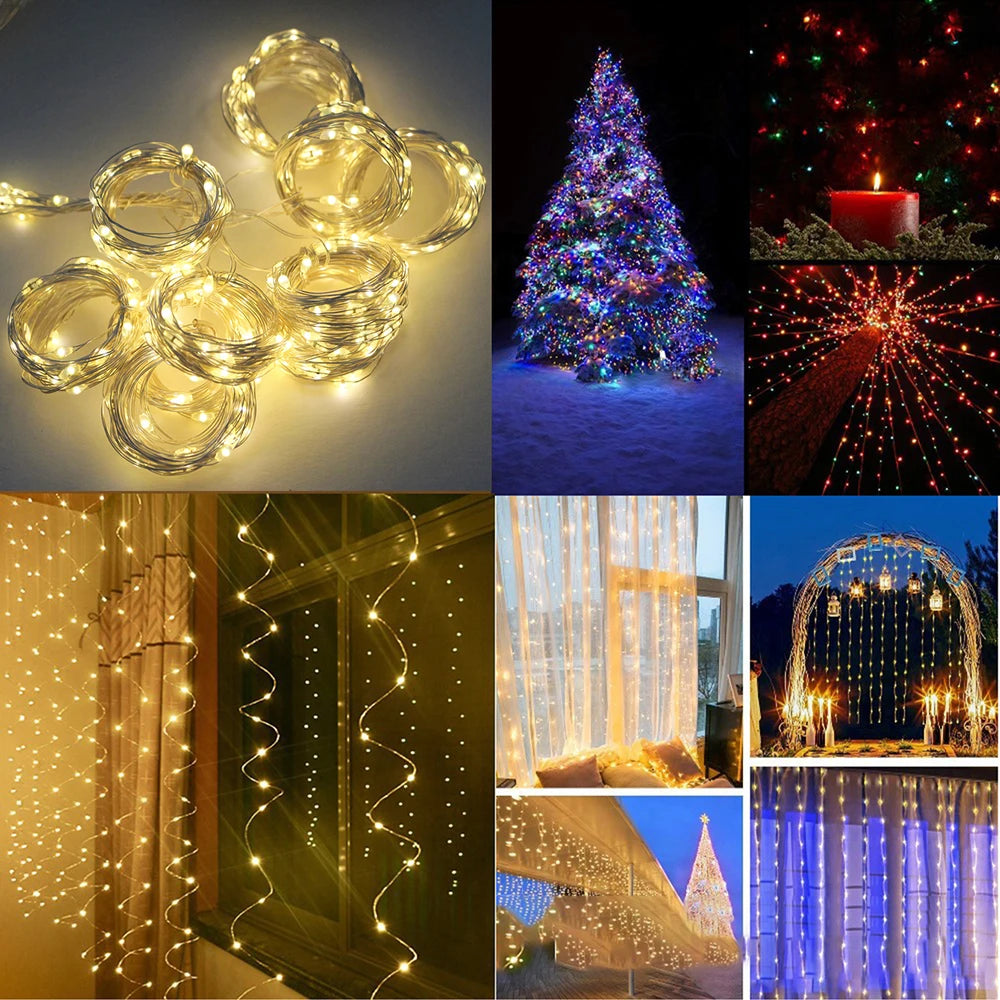 guirlande lumineuse à led pour fêtes et décorations diverses - vue 7 sur 10