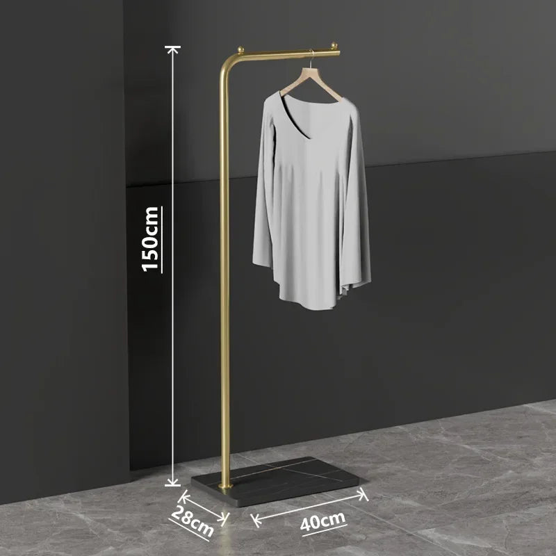 porte-vêtements nordique léger et moderne pour rangement élégant