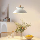 suspension nordiques led en bois massif pour restaurant