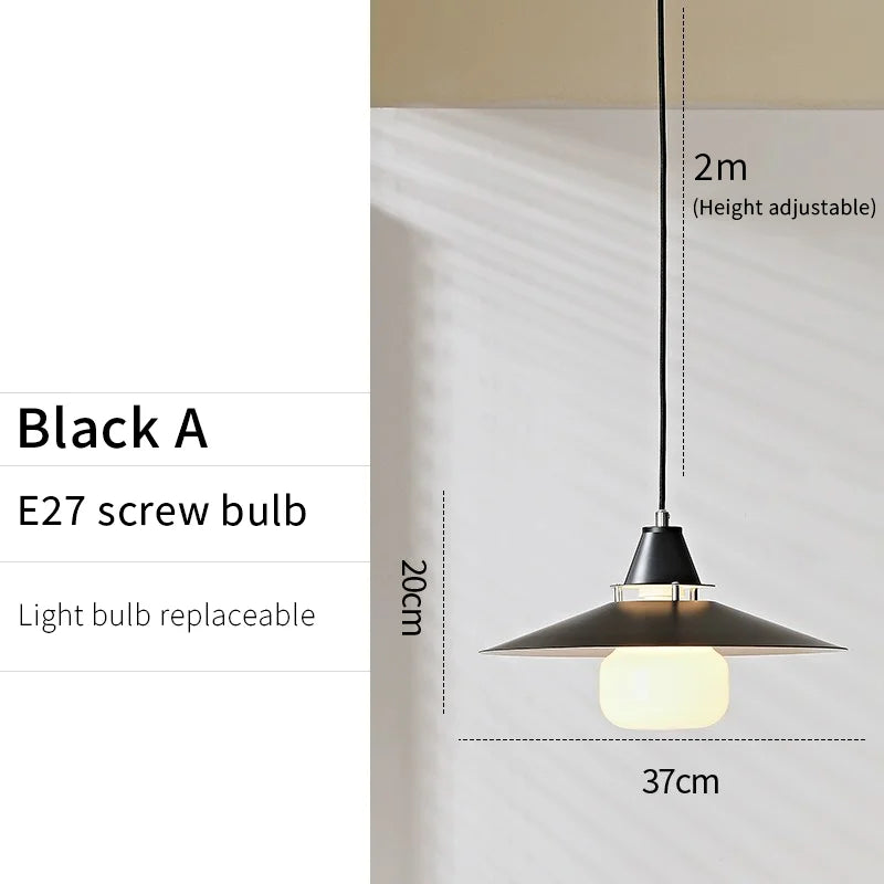 Original umbrella-shaped pendant light with colourful design for interior decoration - vue 12 sur 14