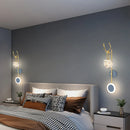 Nordic minimalist luxury star wall lamp bedside chandelier
